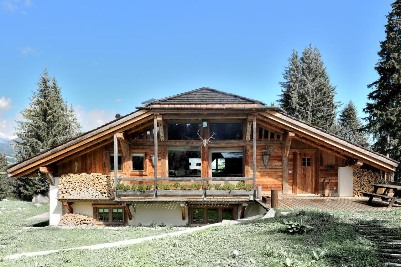 Chalet Javen - 520m2 avec piscine chauffée et home cinéma Megève Exterior foto