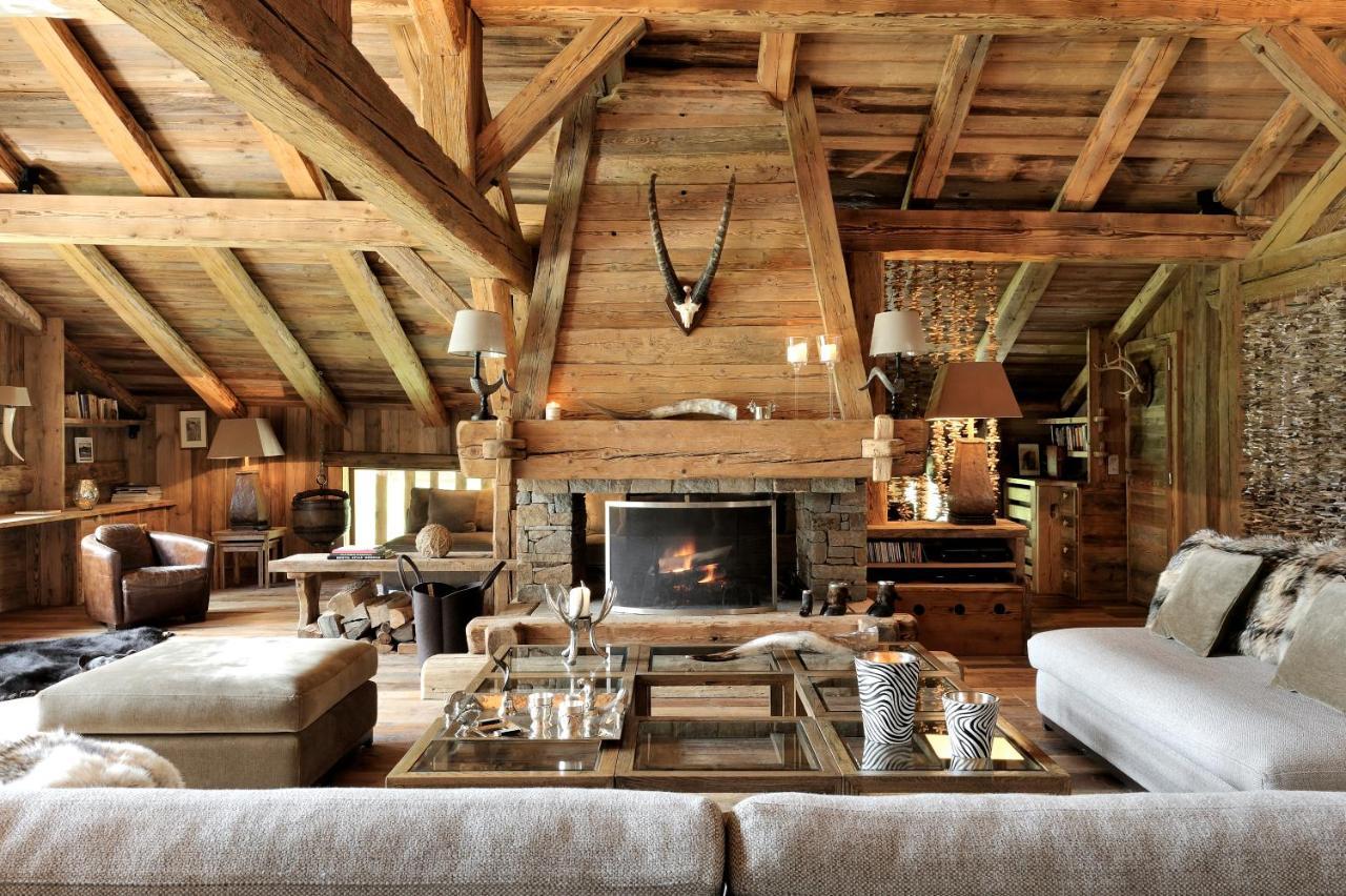 Chalet Javen - 520m2 avec piscine chauffée et home cinéma Megève Exterior foto