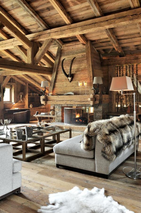 Chalet Javen - 520m2 avec piscine chauffée et home cinéma Megève Exterior foto